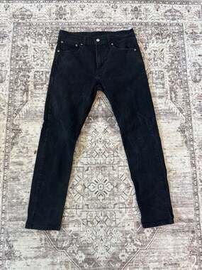 Levi's 512 Slim Taper Black Jeans W32 L30 -  pre-loved